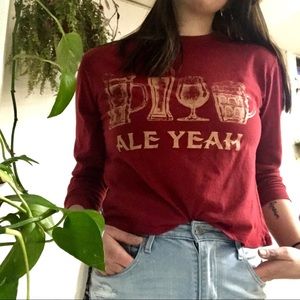 Ale Yeah Cropped Graphic Tee